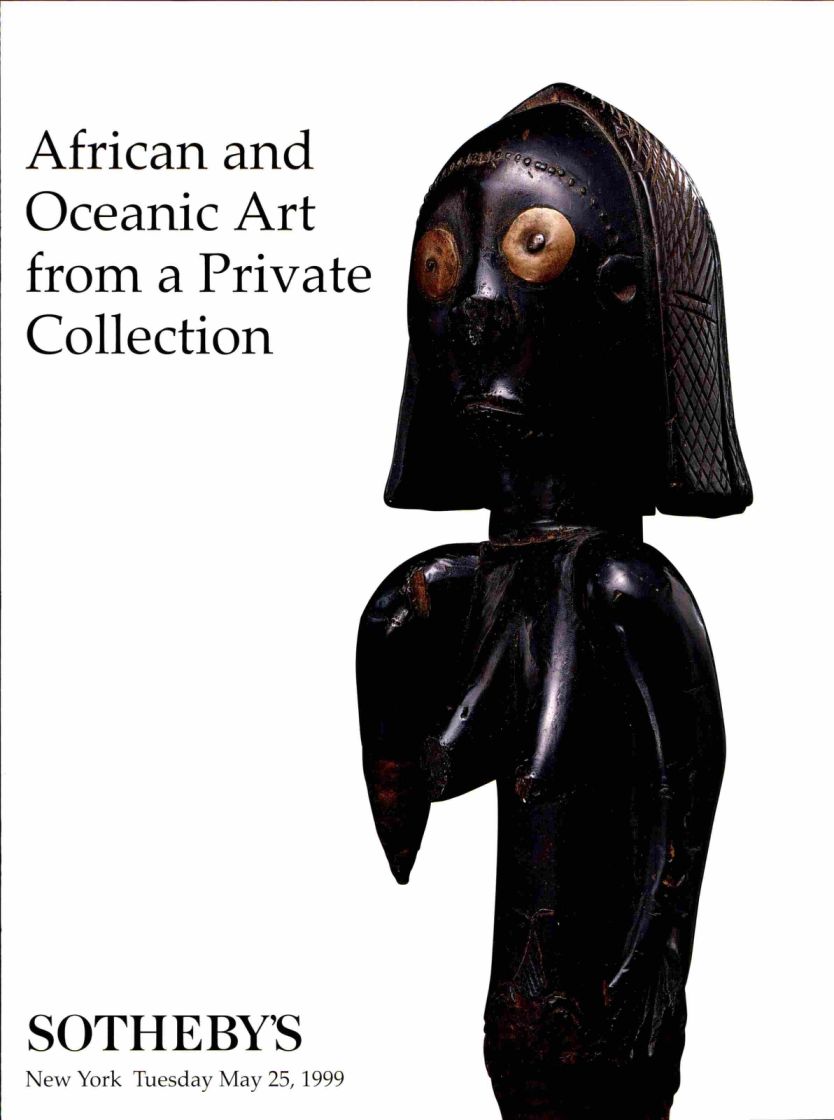 Sothebys May 1999 African & Oceanic Art from A Private Collection (Digital Only)