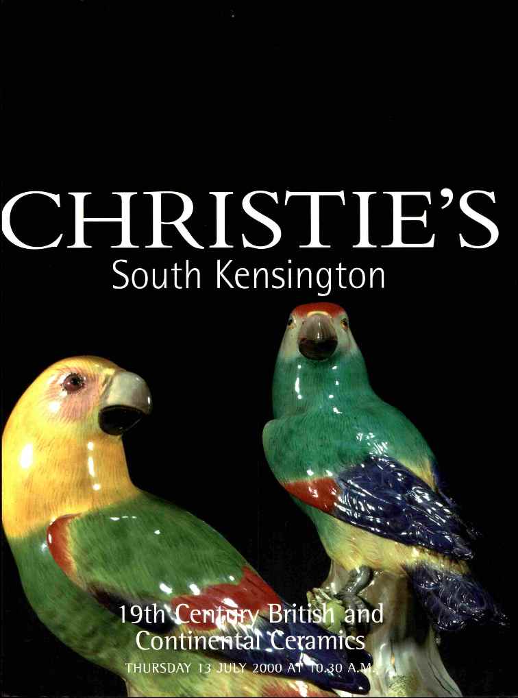 Christie's July 2000 20th C. British & Continental Ceramics (Digital Only)