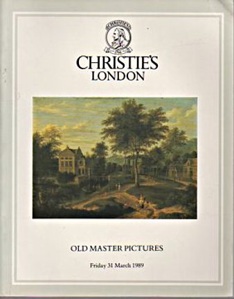 Christies March 1989 Old Master Pictures (Digital Only)