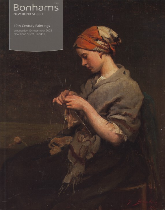 Bonhams November 2003 19th Century Paintings (Digital Only)