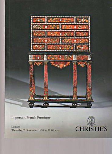 Christies December 1995 Important French Furniture (Digital Only)