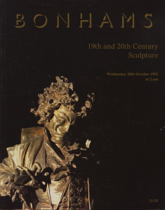 Bonhams October 1992 19th & 20th Century Sculpture (Digital Only)