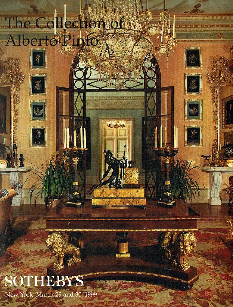 Sothebys 29th & 30th March 1999 The Collection of Alberto Pinto (Digital Only)