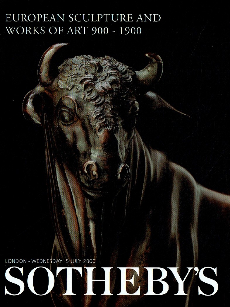 Sothebys July 2000 European Sculpture & Works of Art 900 - 1900 (Digital Only)