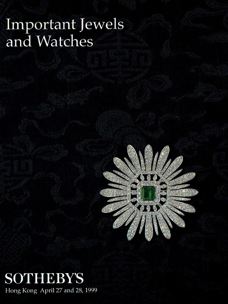 Sothebys & 28th April 1999 Important Jewels and Watches (Digital Only)