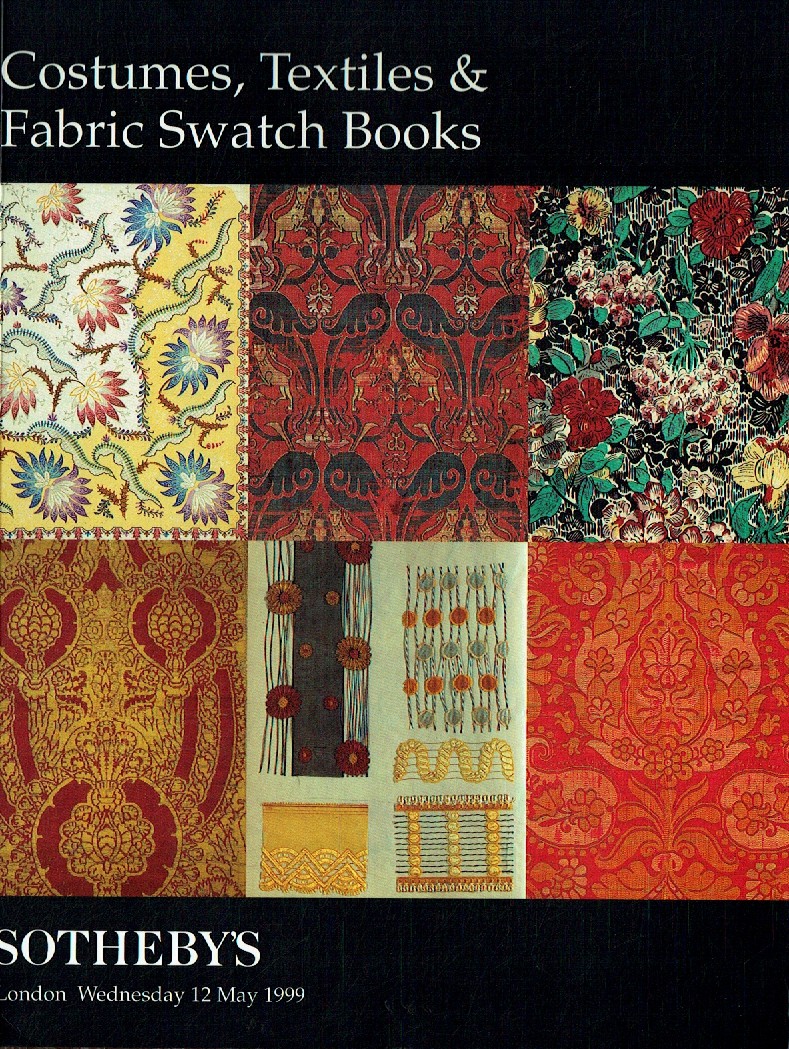 Sothebys May 1999 Costumes, Textiles & Fabric Swatch Books (Digital Only)