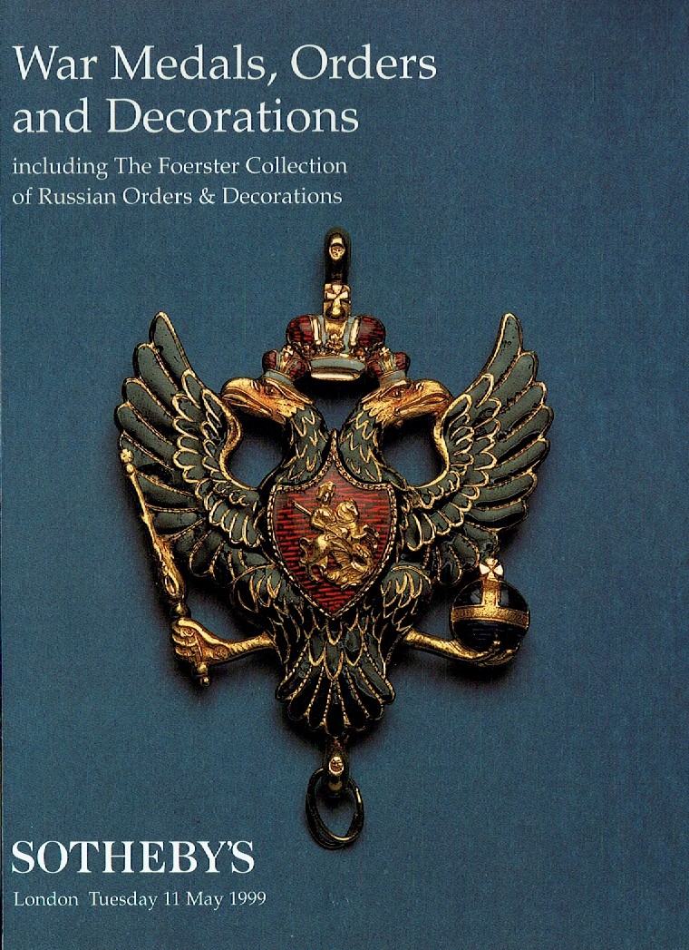 Sothebys May 1999 War Medals, Orders and Decorations including Th (Digital Only