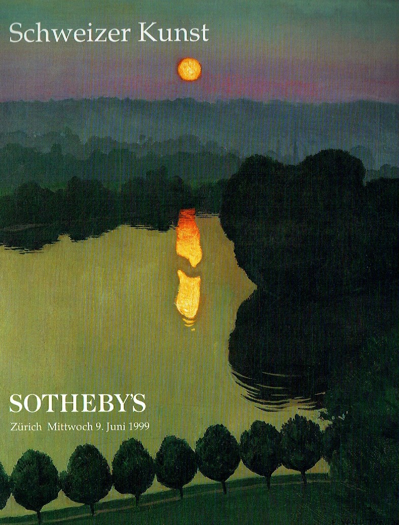 Sothebys June 1999 Swiss Art (Digital Only)