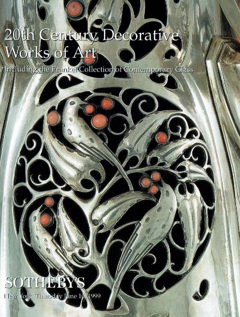 Sothebys June 1999 20th Century Decorative Arts including the Fra (Digital Only