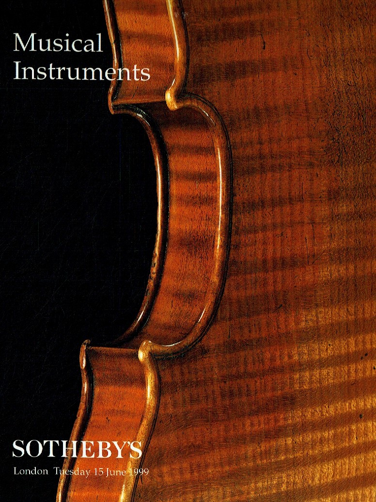 Sothebys June 1999 Musical Instruments (Digital Only)