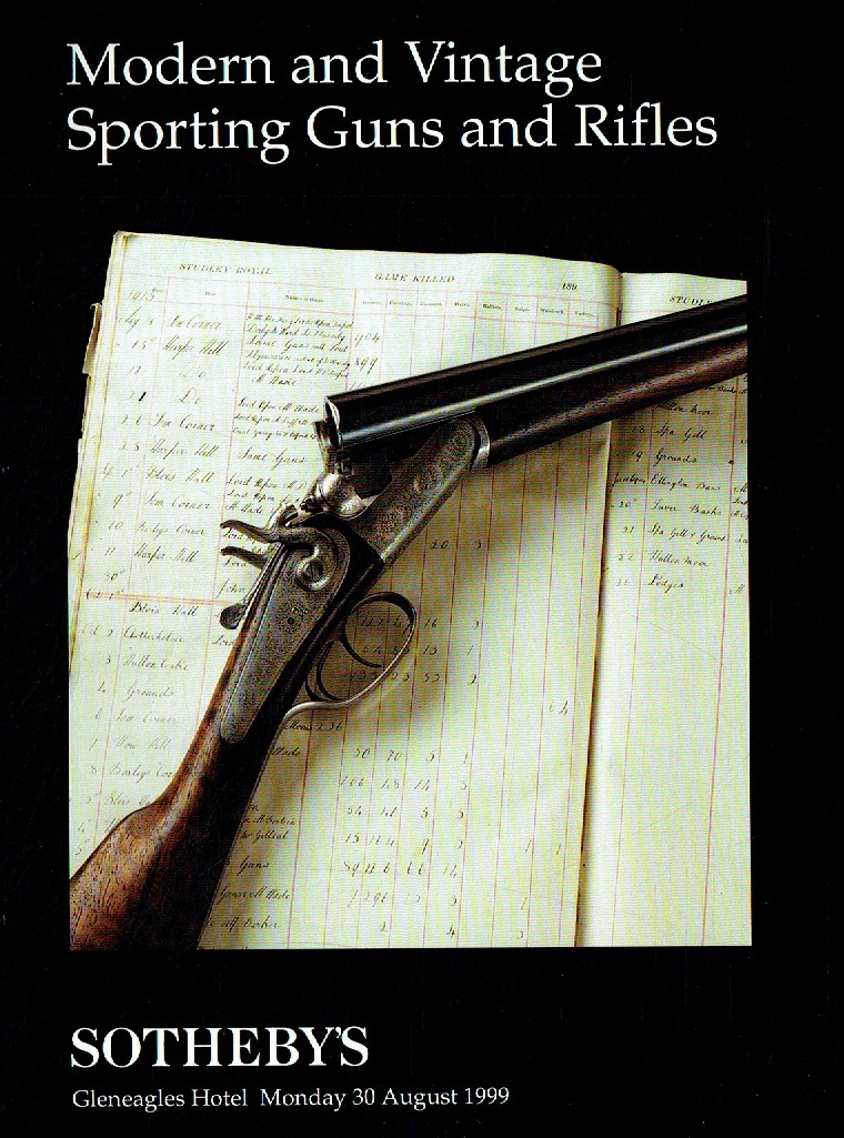 Sothebys August 1999 Modern & Vintage Sporting Guns and Rifles (Digital Only)