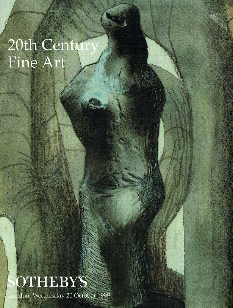 Sothebys October 1999 20th Century Fine Art (Digital Only)