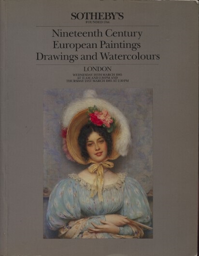 Sothebys & 21st March 1985 19th Century European Paintings, Drawi (Digital Only