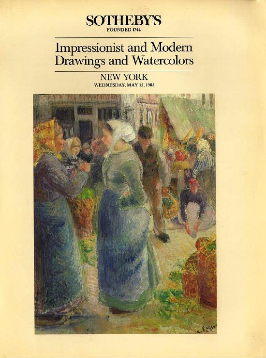 Sothebys May 1985 Impressionist & Modern Drawings and Watercolors (Digital Only