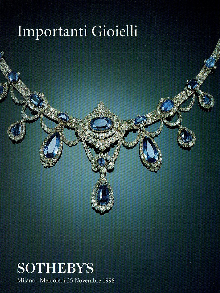 Sothebys November 1998 Important Jewellery (Digital Only)