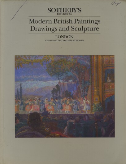 Sothebys May 1986 Modern British Paintings, Drawings and Sculptur (Digital Only