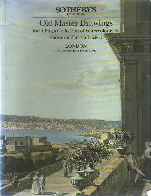 Sothebys June 1986 Old Master Drawings including a Collection of (Digital Only)