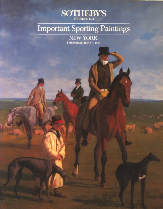 Sothebys June 1987 Important Sporting Paintings (Digital Only)