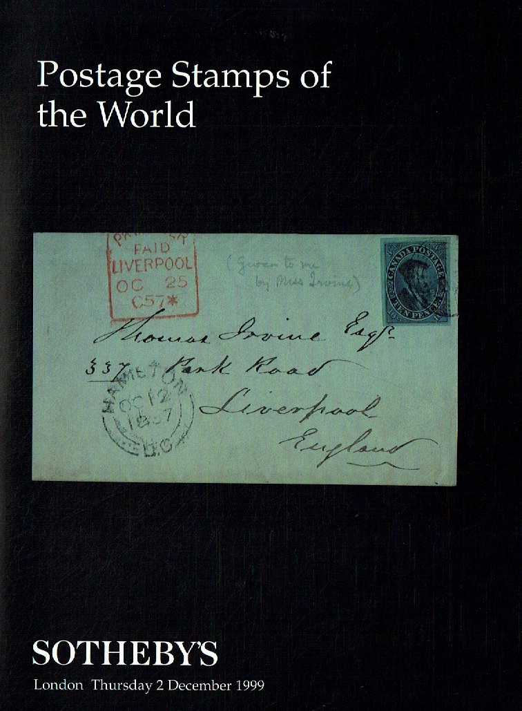 Sothebys December 1999 Postage Stamps of the World (Digital Only)