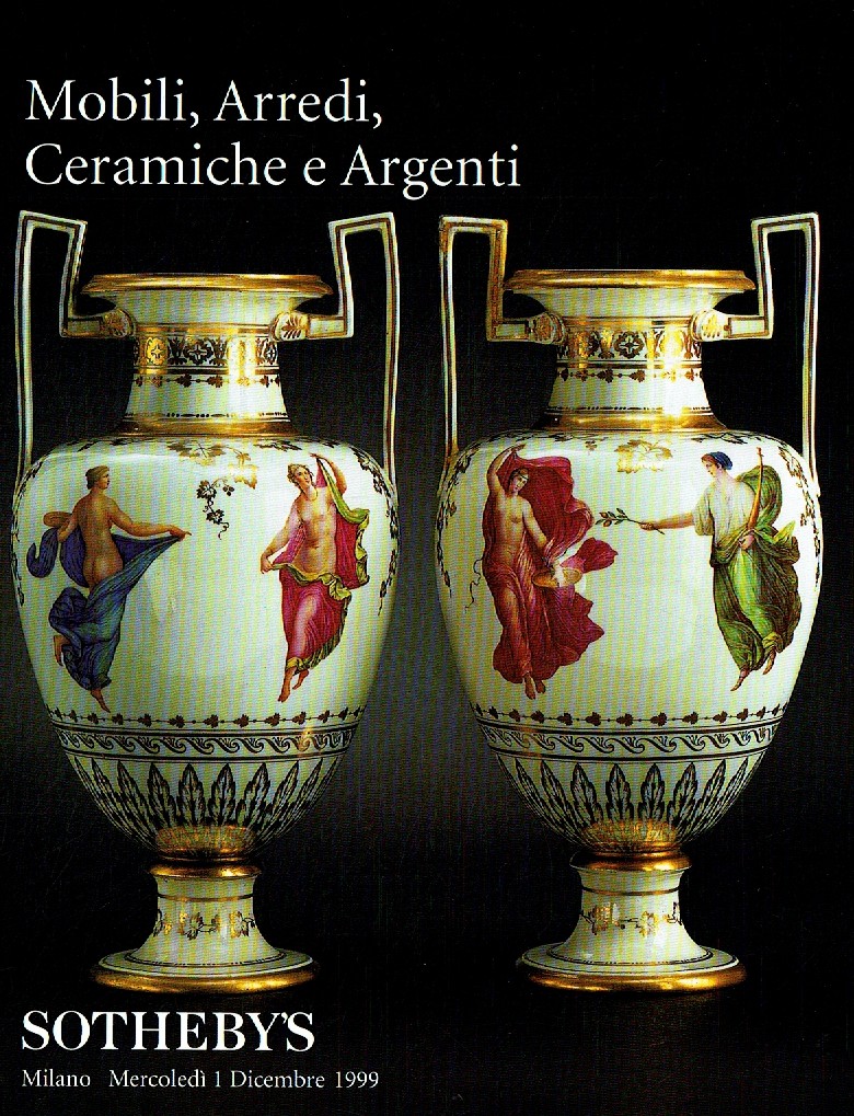 Sothebys December 1999 Furniture, Ceramics & Silver (Digital Only)