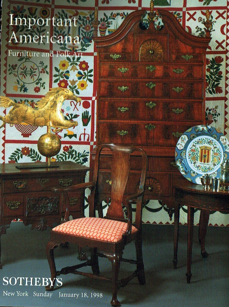 Sothebys January 1998 Important Americana, Furniture and Folk Art (Digital Only