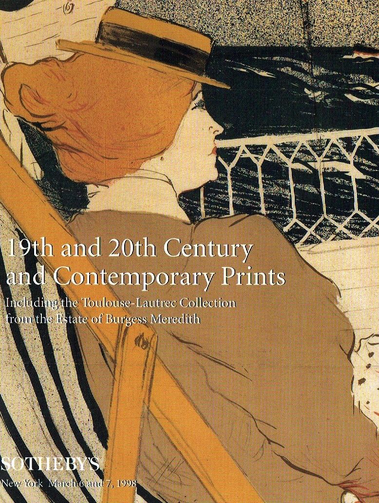 Sothebys & 7th March 1998 19th & 20th Century and Contemporary Pr (Digital Only