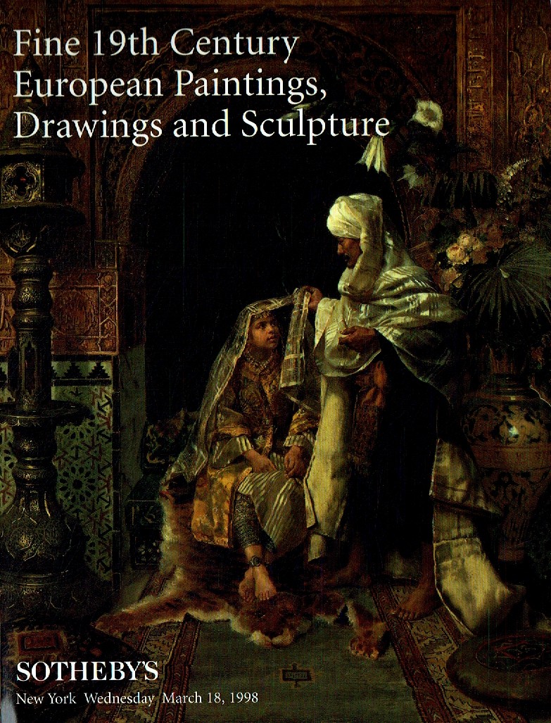 Sothebys March 1998 Fine 19th Century European Paintings, Drawing (Digital Only