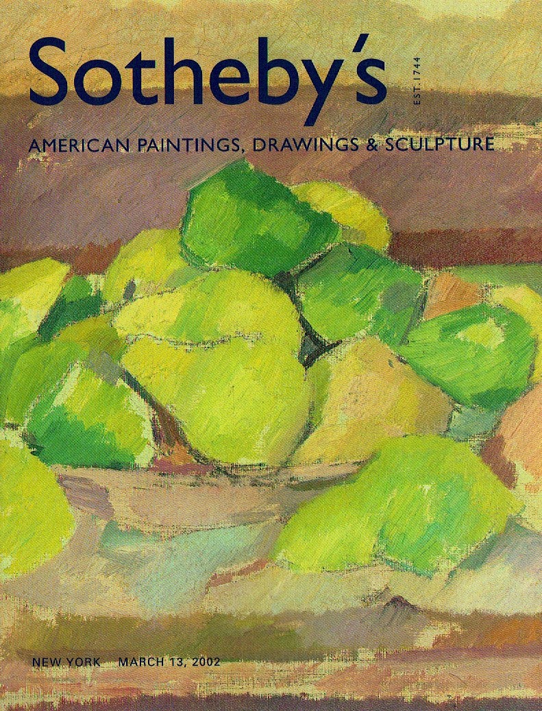 Sothebys March 2002 American Paintings, Drawings & Sculpture (Digital Only)