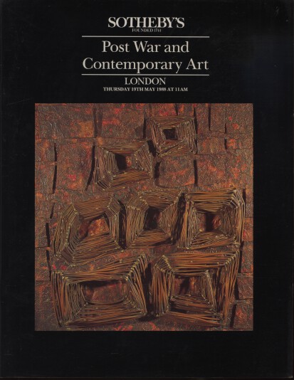 Sothebys May 1988 Post War & Contemporary Art (Digital Only)