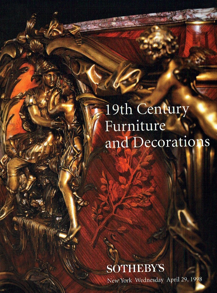 Sothebys April 1998 19th Century Furniture and Decorations (Digital Only)