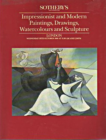 Sothebys October 1988 Impressionist and Modern Paintings, Drawing (Digital Only