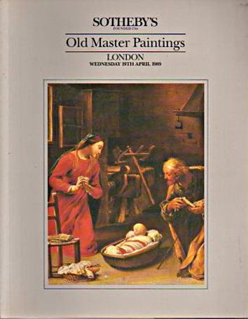 Sothebys April 1989 Old Master Paintings (Digital Only)