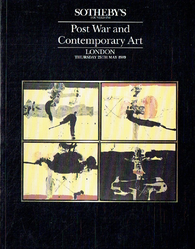 Sothebys May 1989 Post-War & Contemporary Art (Digital Only)