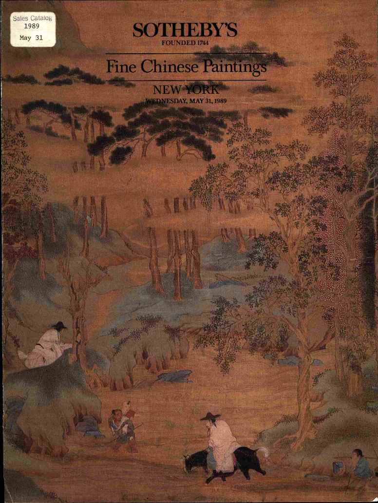 Sothebys May 1989 Fine Chinese Paintings (Digital Only)