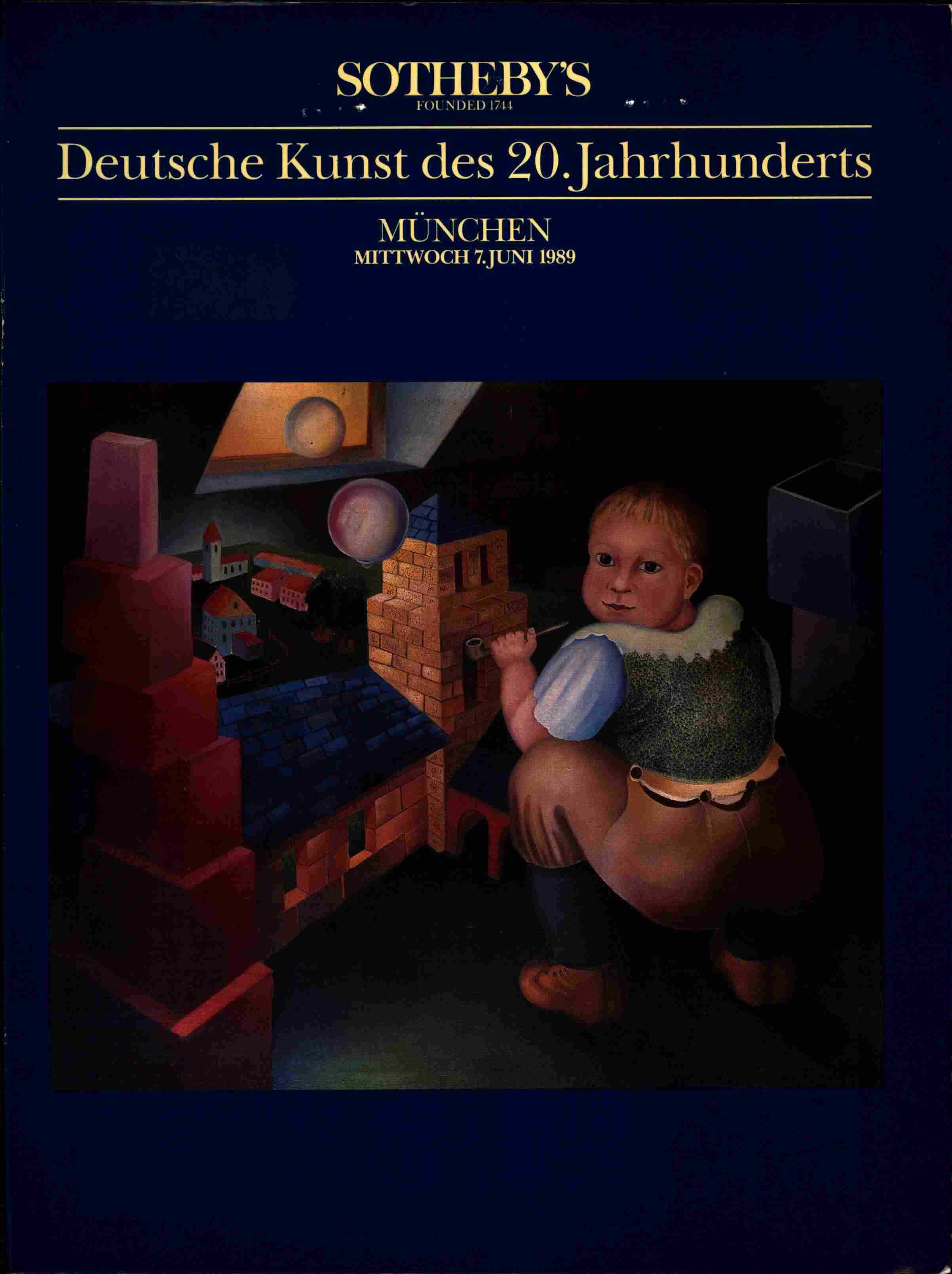 Sothebys June 1989 20th Century German Art (Digital Only)