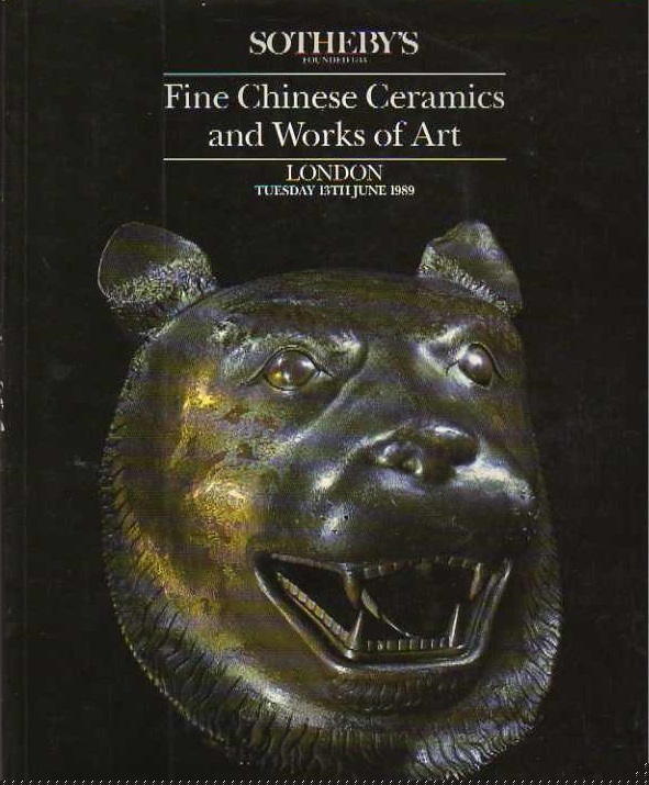 Sothebys June 1989 Fine Chinese Ceramics & Works of Art (Digital Only)