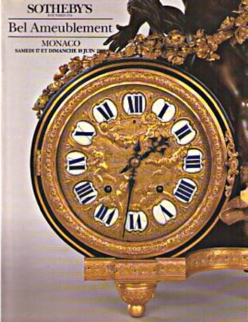 Sothebys June 1989 Fine (French) Furniture (Digital Only)