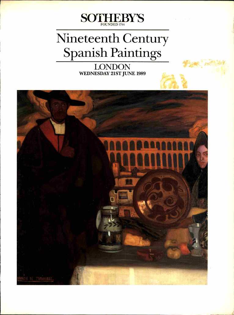 Sothebys June 1989 19th Century Spanish Paintings (Digital Only)