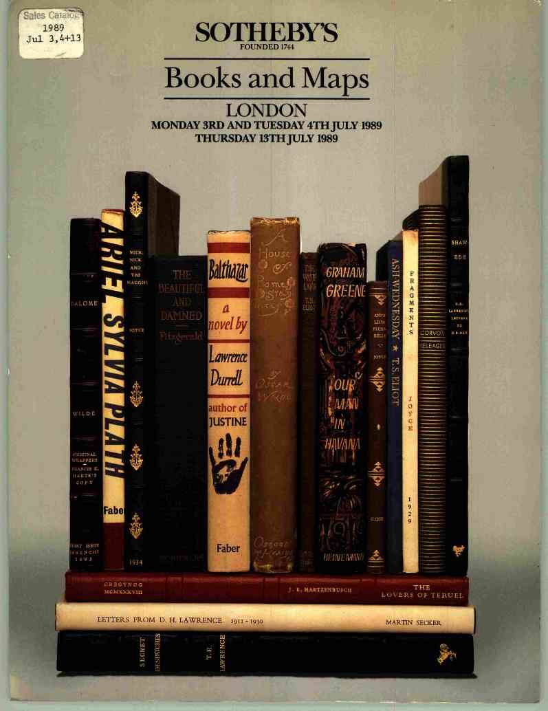 Sothebys July 1989 Books & Maps (Digital Only)