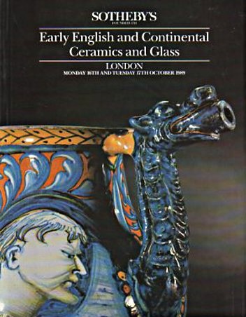 Sothebys October 1989 Early English & Continental Ceramics (Digital Only)