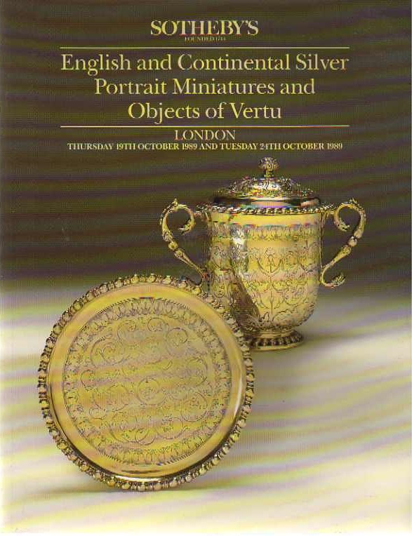 Sothebys October 1989 English and Continental Silver Portrait Min (Digital Only