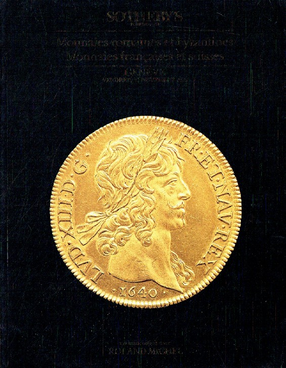 Sothebys November 1989 Roman, Byzantine, French & Swiss Coins (Digital Only)