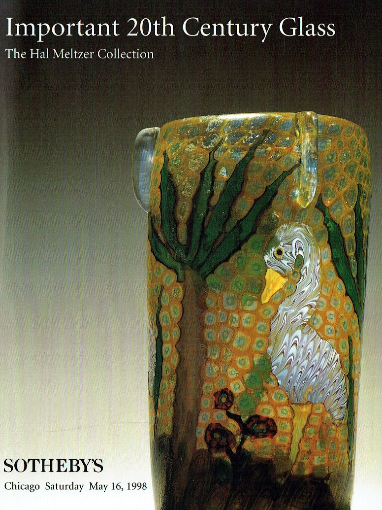 Sothebys May 1998 Important 20th Century Glass - The Hal Meltzer (Digital Only)