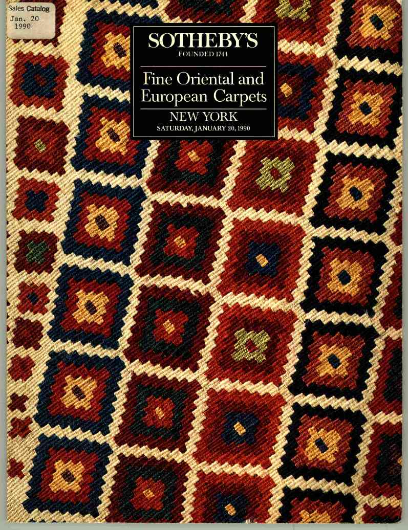 Sothebys January 1990 Fine Oriental & European Carpets (Digital Only)