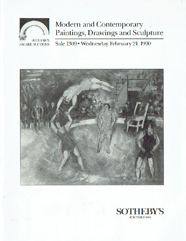 Sothebys February 1990 Modern & Contemporary Paintings, Drawings (Digital Only)