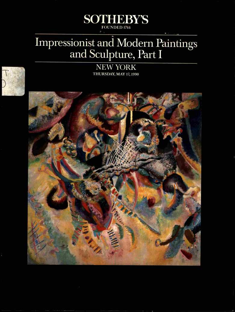 Sothebys May 1990 Impressionist and Modern Paintings and Sculptur (Digital Only