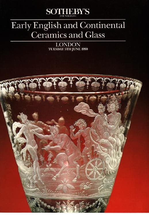 Sothebys June 1990 Early English & Continental Ceramics and Glass (Digital Only