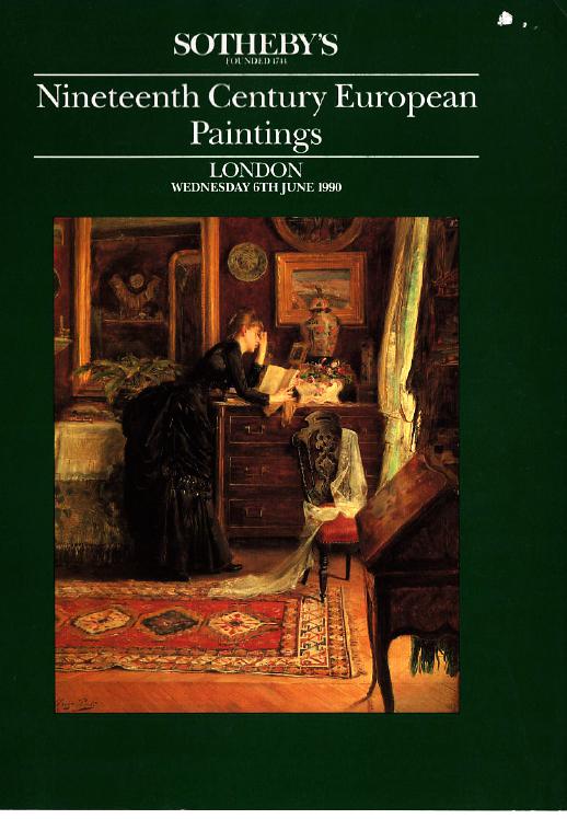 Sothebys June 1990 19th Century European Paintings (Digital Only)