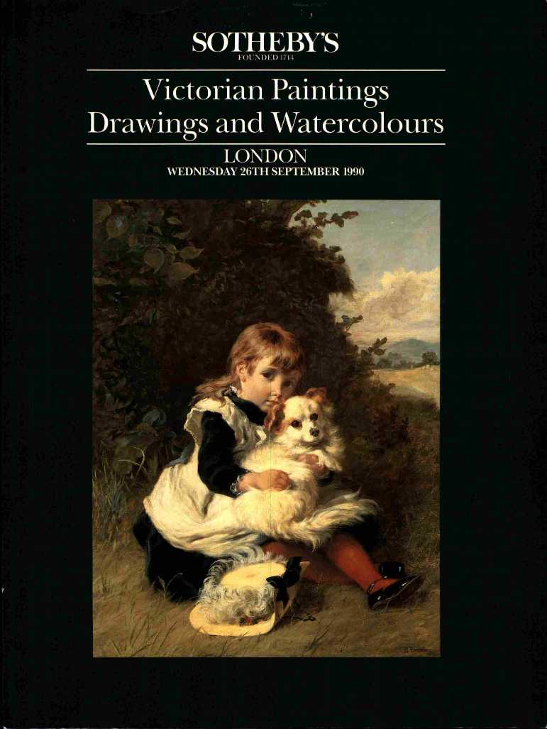 Sothebys September 1990 Victorian Paintings, Drawings & Watercolo (Digital Only