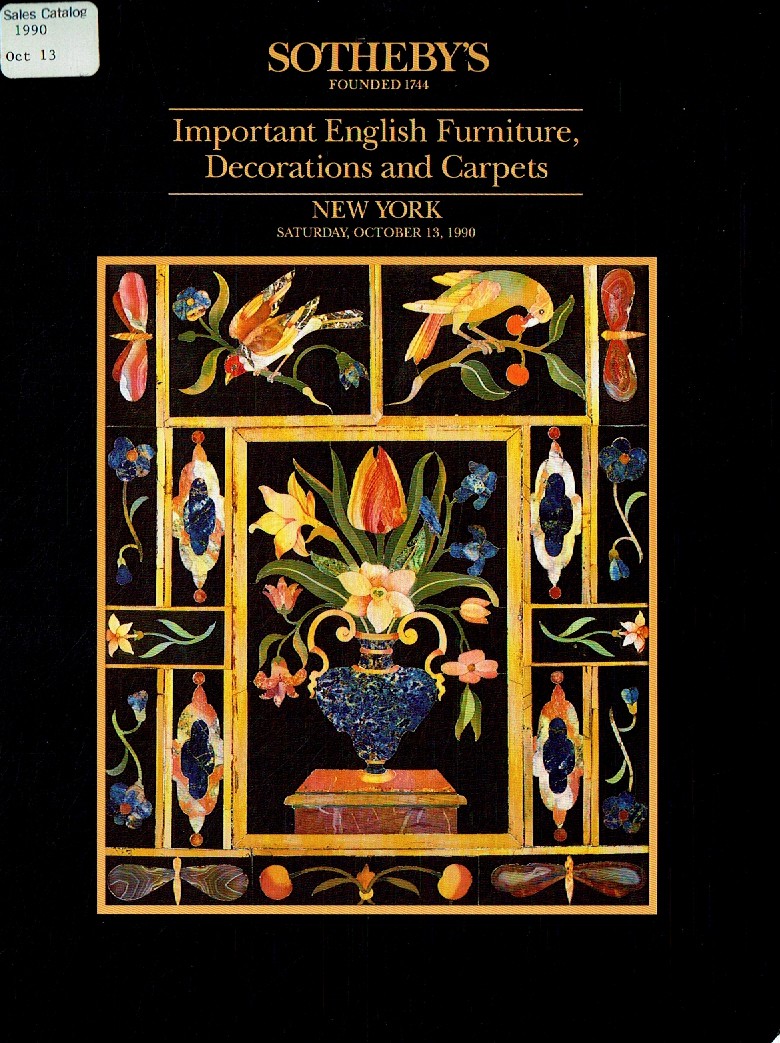 Sothebys May 1998 Fine Continental Furniture and Tapestries (Digital Only)